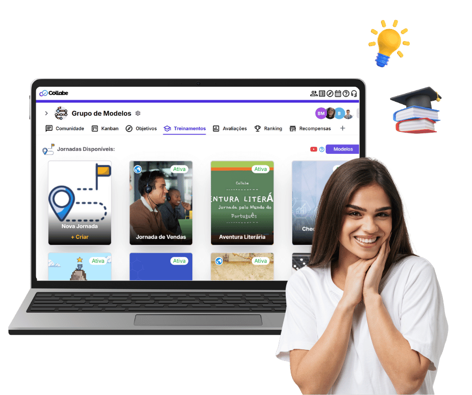 Trilhas de desenvolvimento para vendedores no Collabe CRM — onboarding e evolução de competências comerciais
